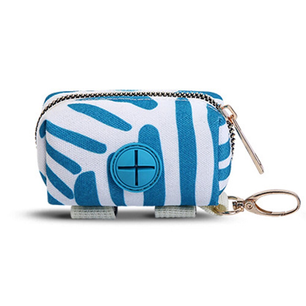 Pet Puppy Cat Pick Up Poop Bag Dispenser Portable Dog Poop Waste Bag Holder Outdoor Pets Supplies Garbage Bags Organizer: O