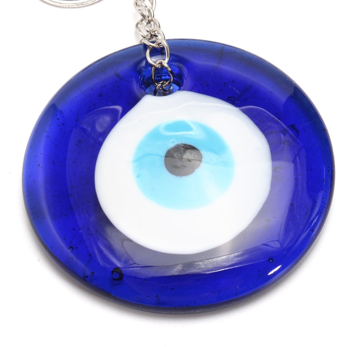 Blue Evil Eye Amulet Hanging Pendants Lucky Trendy Turkish Glass Glaze Charms Car Office Home Decoration Shellhard Jewelry 23cm