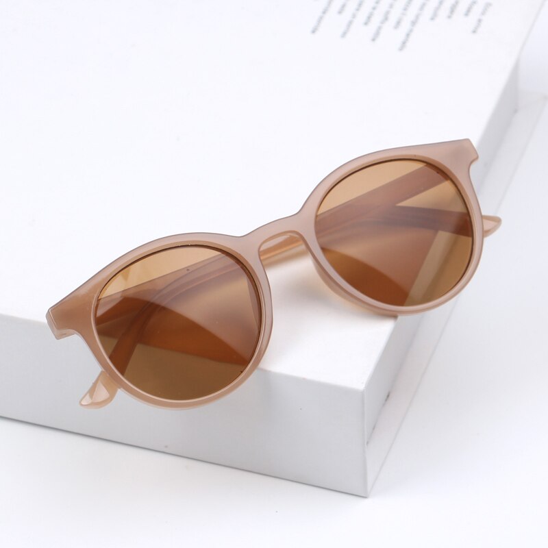 Children's Sunglasses Trendy Baby Round Frame Sunglasses Personality Boys And Girls Anti-uv Glasses Protection Eye: 2