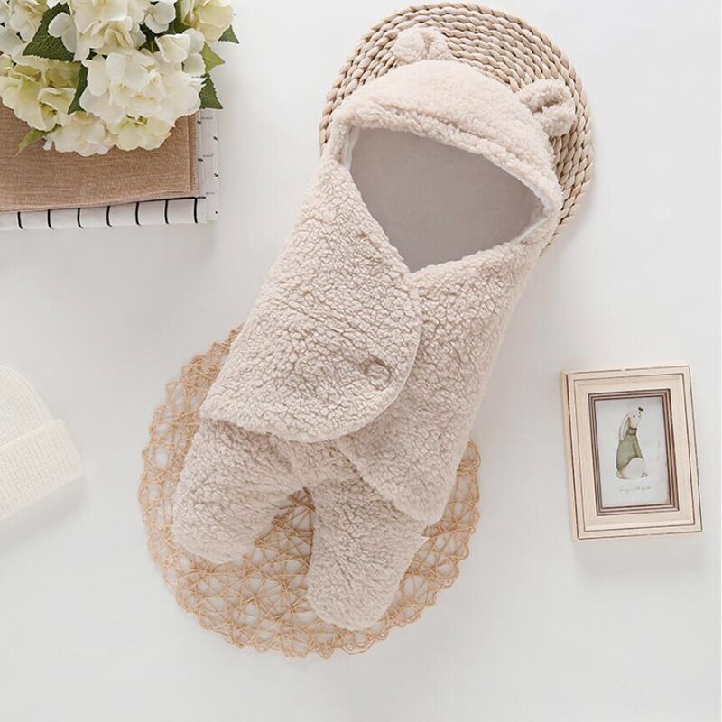 Baby Winter Strampler Langarm Neugeborenen Mantel Gesamt Baby Kleidung Junge Mädchen Kleidung Weichen Säuglings Neue Geboren Warme Strampler: Beige