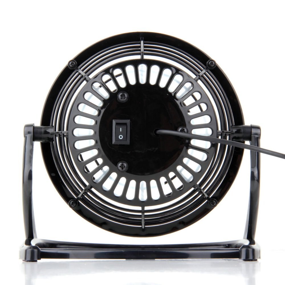 Auto Draagbare Dc 5V Kleine Usb 4 Blades Cooler Cooling Fan Usb Mini Fans Bediening Super Mute Stille Pc