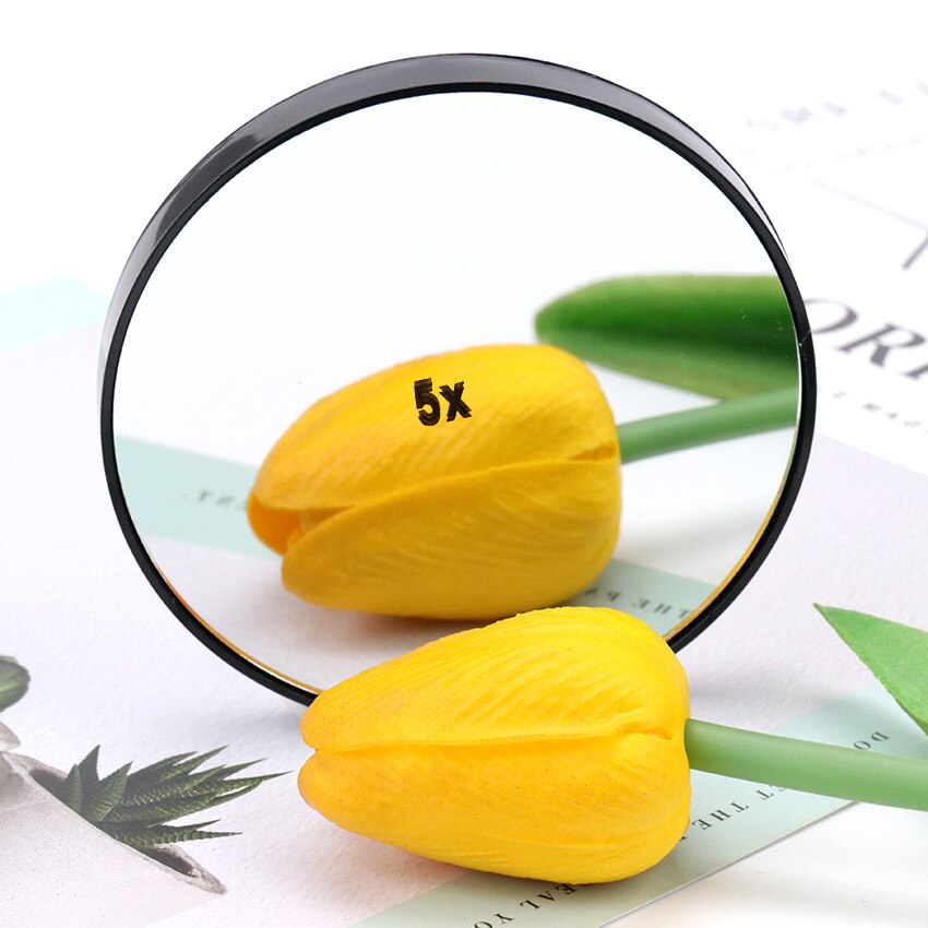 Makeup Mirror 3/5/10/15X Magnifying Mirror With Two Suction Cups Cosmetics Tools Round Mirror Magnification: 5x