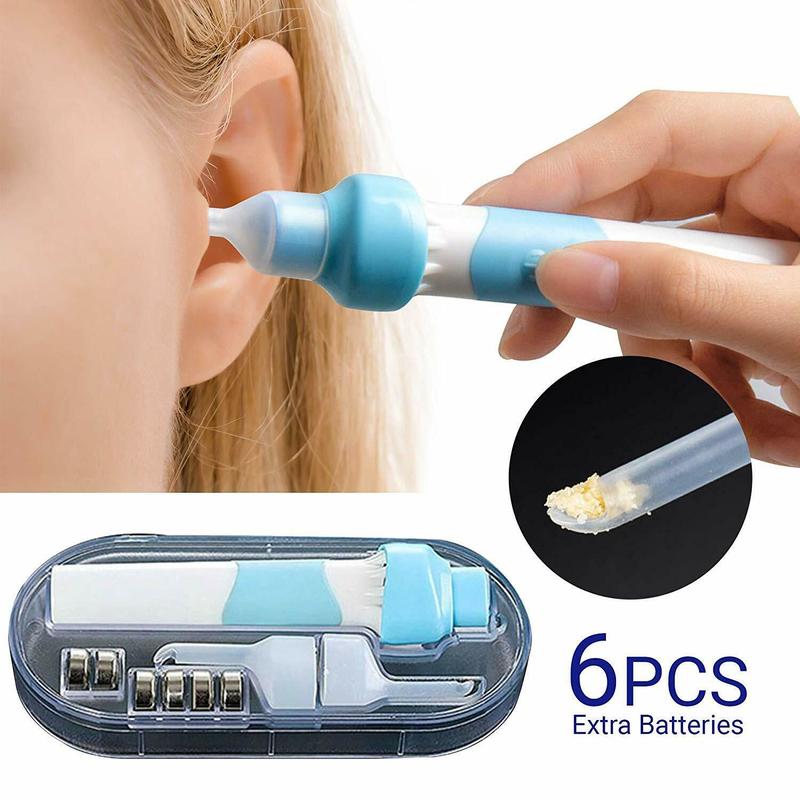 Elektrische Cordless Ear Care Veilig Trillingen Pijnloos Oor Cleaner Remover Spiraal Oor Schoonmaken Apparaten Graven Wax Oor Pick Gereedschap