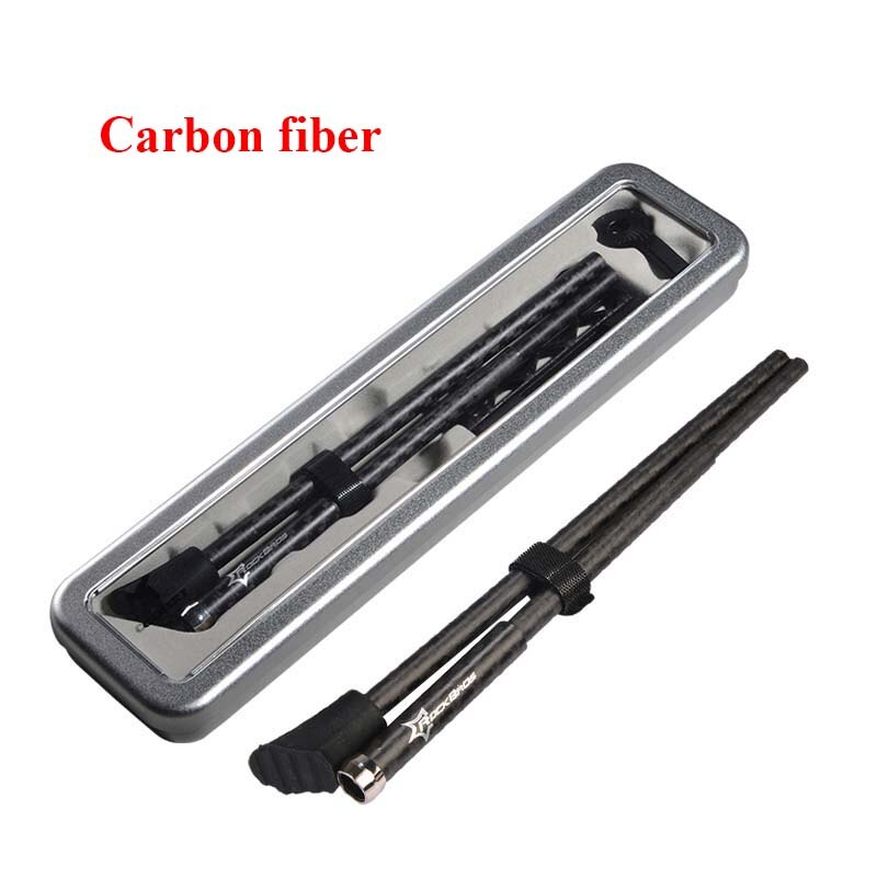 ROCKBROS-pata de cabra para bicicleta de montaña, soporte de fibra de carbono/aleación de aluminio, accesorios de bicicleta de ciclismo: JC1009
