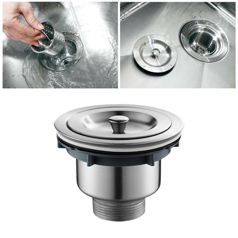 Pial Plug Strainer Kitchen Sink Waste Strainer Plug Strainer Bathroom For UK For Kitchen Steel Plug Sinks Stainless
