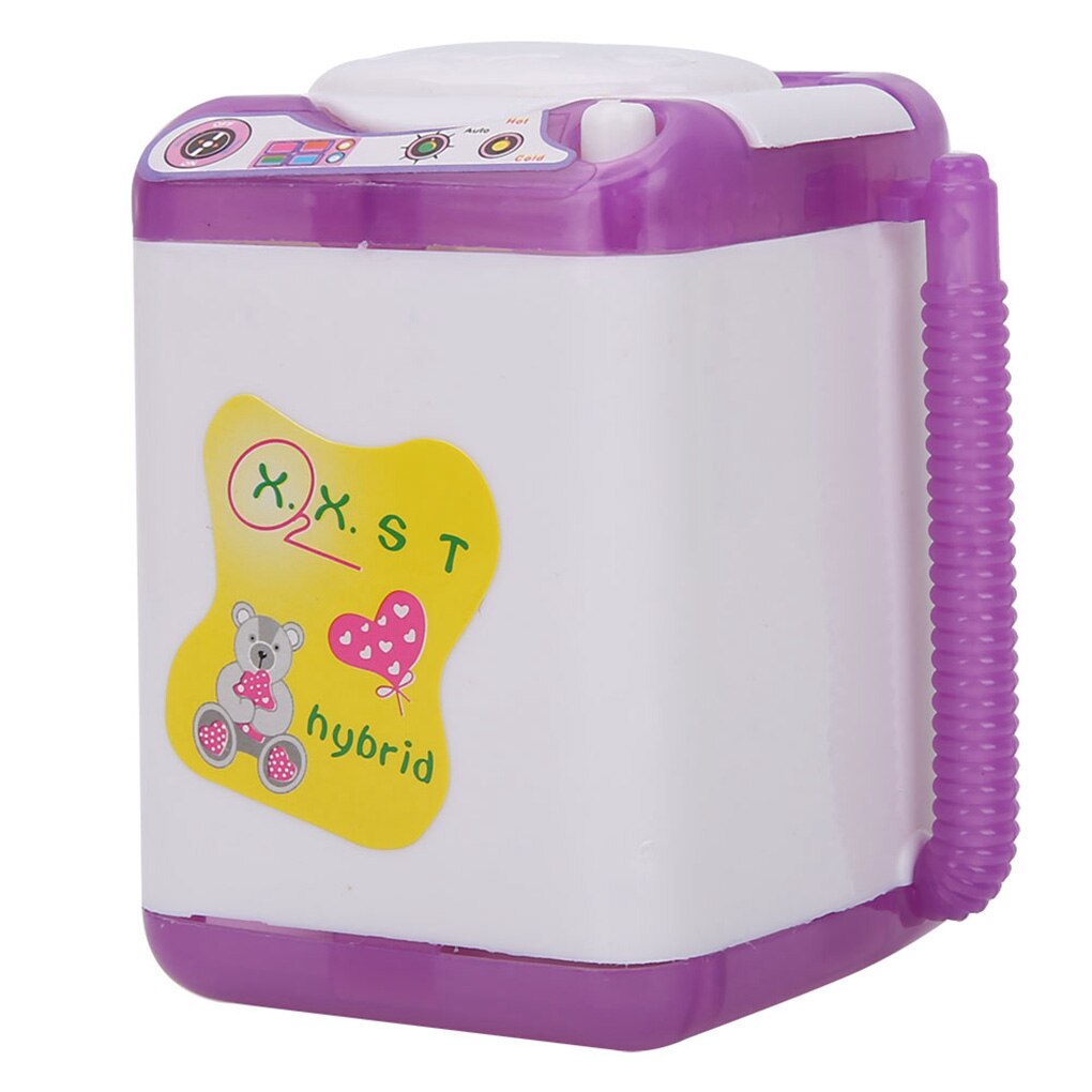 Poppenhuis Wasmachine Wit Mini Wasmachine Kinderen Speelgoed Poppenhuis Meubels Accessoires: Default Title