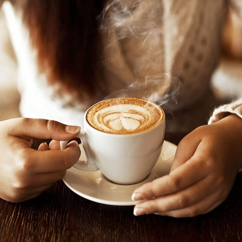 Milk Frothing Pitcher, Steam Pitchers for Milk Coffee Cappuccino Latte Art, Milk Jug Cup with Decorating Art Pen