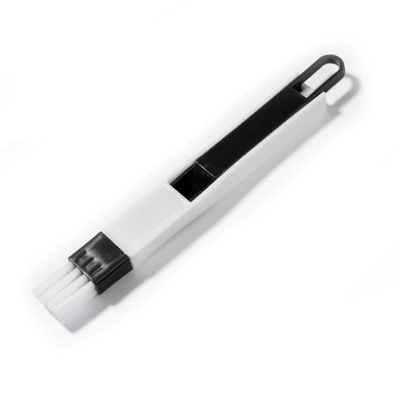 Cepillo de limpieza de surcos para ventana, ventilador eléctrico, cepillo limpiador de polvo, salida de aire y aire acondicionado para automóvil, eliminación de polvo: Borgoña