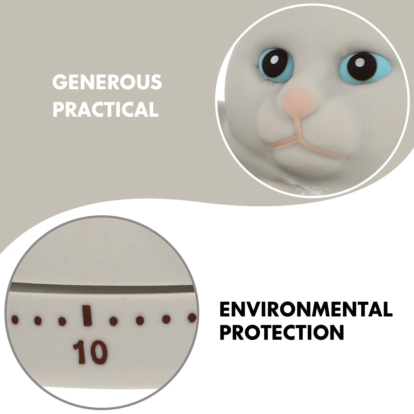 1Pc Lovely Cartoon Cat Kitchen Timer Mechanical Baking Timer Baking Supply