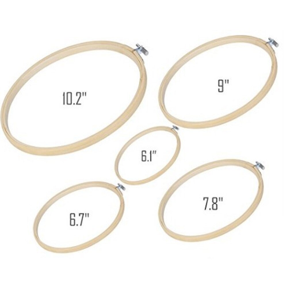 Knitting DIY Sewing Tool Craft Kit Thread Cross Stitch Frame Floss Embroidery