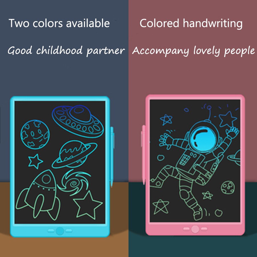 LCD Writing Tablet 15 Inch Drawing Handwriting Pad Message Graphics Board Kids Writing Board Lock Key One-Click Clear Child
