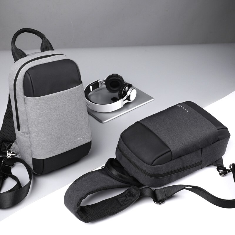 XINCADA Sling Bag Messenger Bag Chest Pack Crossbody Shoulder Bags Small Single Shoulder Packs Man Purses Murse and Bags