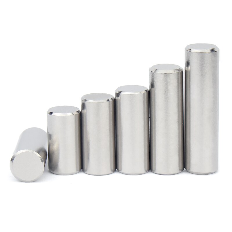 M3 szpilka cylindryczna kołek ustalający 304 ze stali nierdzewnej stałe walcowe igiełkowe naparstek 3mm x 4 5 10 12 14 16 18 20 45 50 55mm