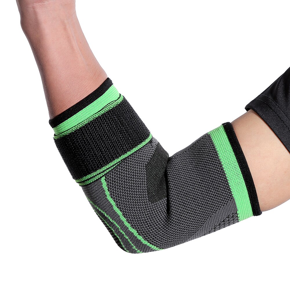 Sport Elleboog Brace Compressie Mouw Arm Ondersteuning Met Riem Voor Tendinitis Artritis, Bursitis Pijn Herstel