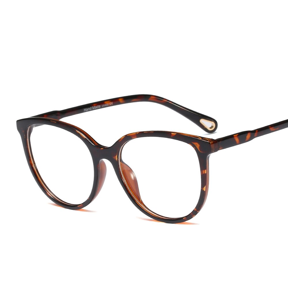 Marc retro stel briller klare briller kvinder gennemsigtige oversized optiske katte briller stel brille mænd 95157: C4