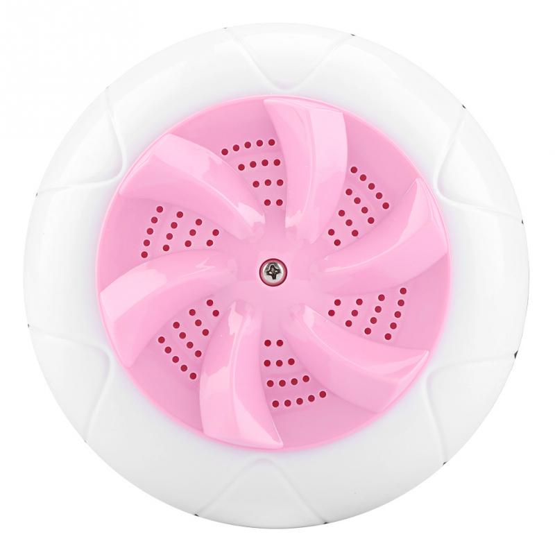 Mini Tragbare Ultraschall Vibration Waschmaschine Flecken Entferner USB Ultraschall Wäsche Reinigung Maschine für Reise: Rosa