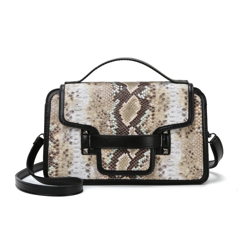 Sac à Main simple en cuir PU pour femmes, Sac à bandoulière de bonne , ,: Khaki