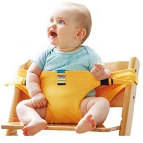 Baby matsal lunchstol / säkerhetsbälte / bärbar spädbarnsstol / matsal stolskydd / bebe seguridad: Gul