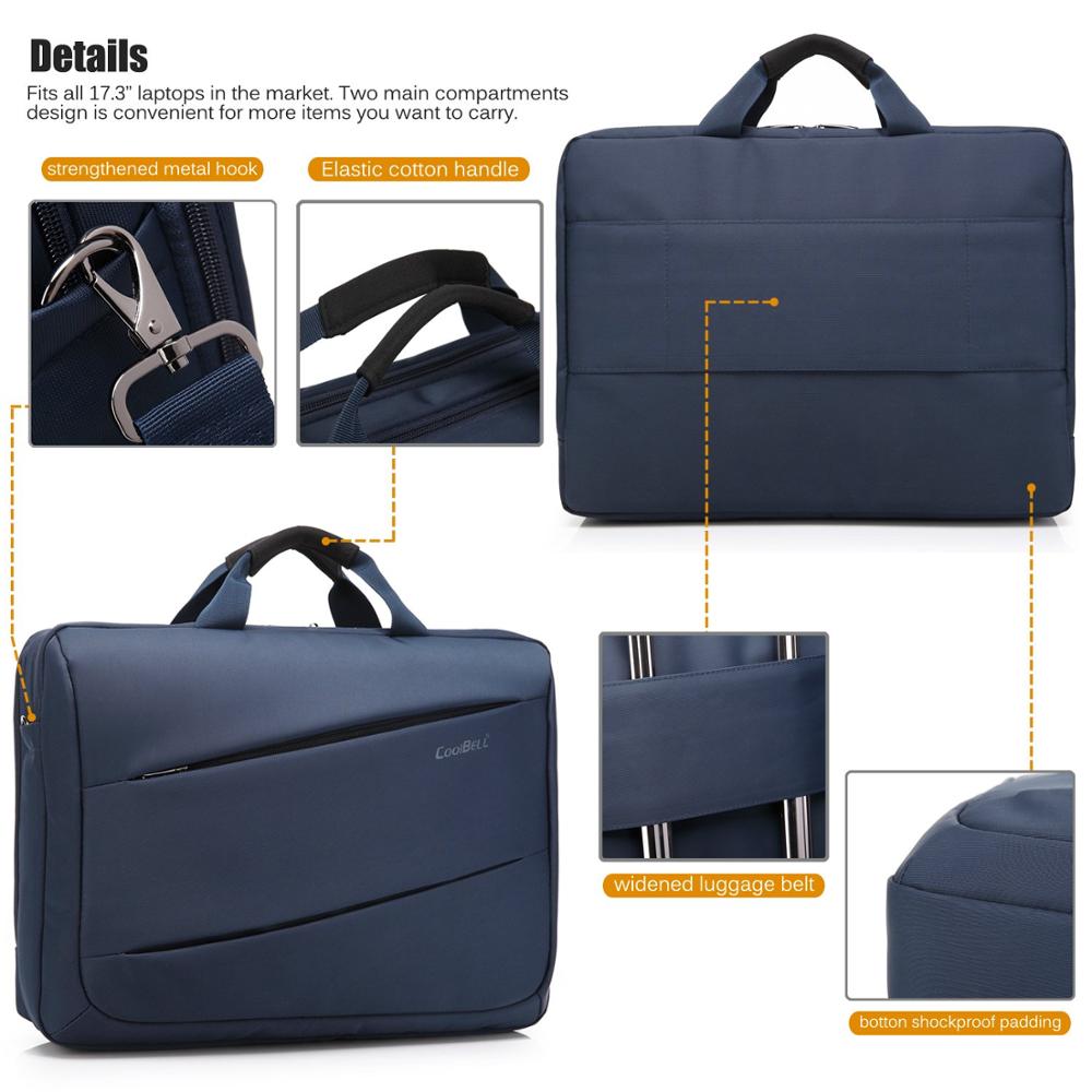 Laptop Bag 17.3 inch Notebook Bag For Macbook Pro 15 Waterproof Laptop Backpack Men Laptop Briefcase Business Bag