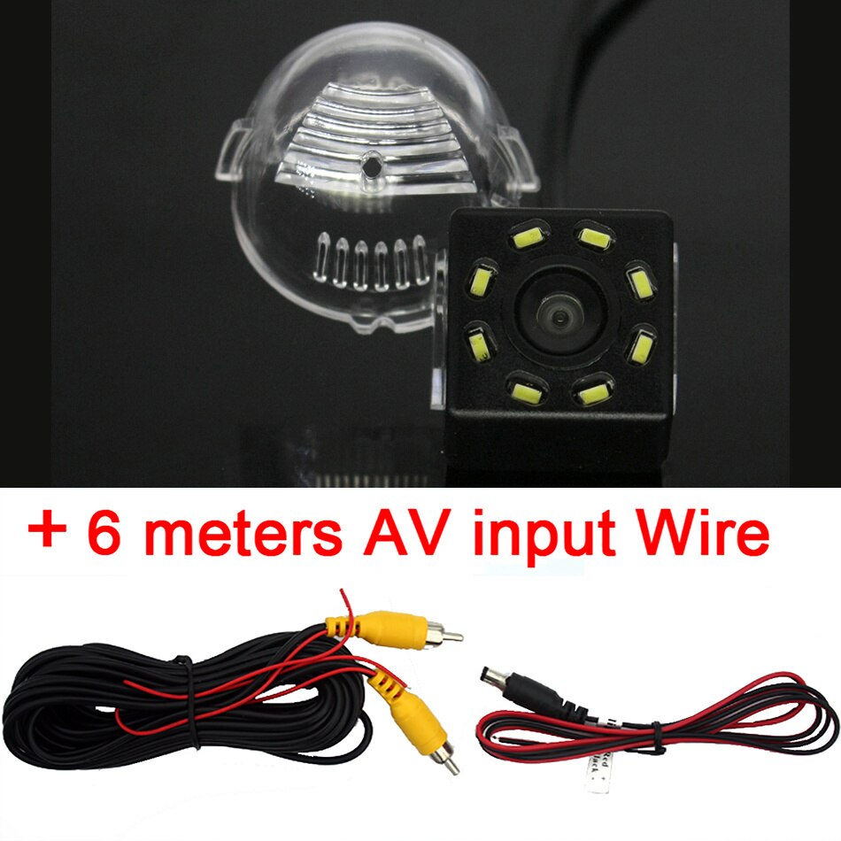 AHD 1920x1080P Special Vehicle Rear View Camera for Suzuki Sedan SX4 Hatchback Crossover S-CrossVitara Auto Liana 2 3 Wagon Car: 8led Rear Camera