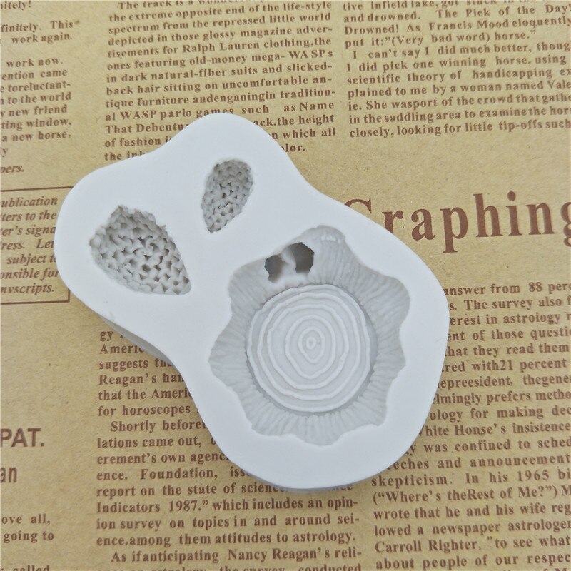 Tree Stump &amp; Hedgehog Moulds Fondant Cakes Decor Tools Silicone Molds Sugarcrafts Chocolate Baking Tools For Cakes Gumpaste Form