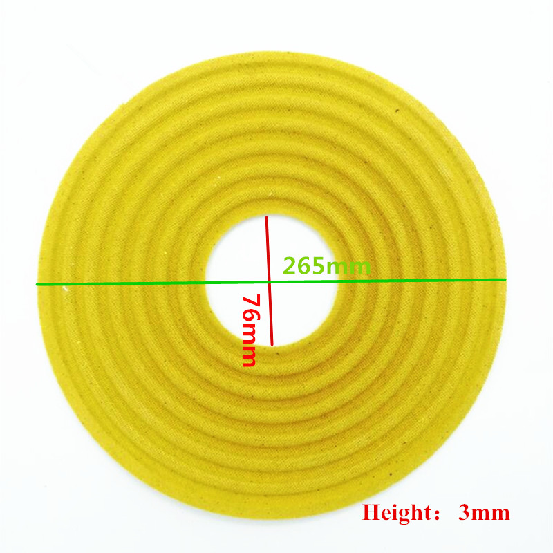 2 sztuk/partia duży 265mm podwójne pająk tkaniny amortyzator czerwony DIY wiosna Podkładka głośnik niskotonowy głośnik niskotonowy zestaw naprawczy akcesoria darmowa wysyłka