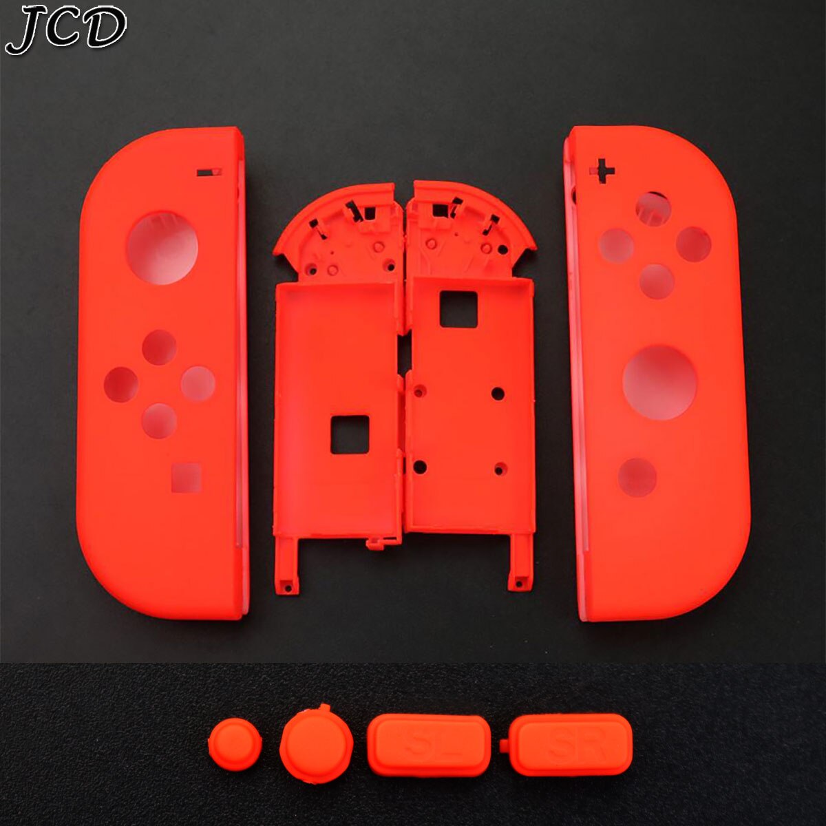 JCD-carcasa de plástico de repuesto para Nintendo Switch, funda carcasa Con botones SL SR, mando Joy-Con: L