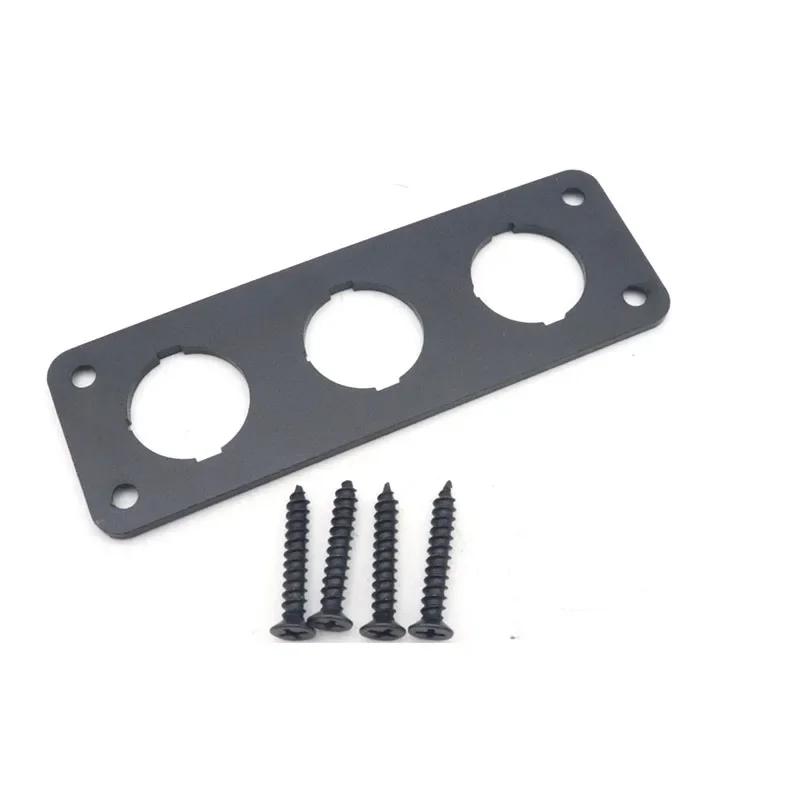 Aluminum Alloy Rocker Switch Panel 1/2/3/4/5/6 Way Gang Car Boat Button Toggle Switch Panel Housing Holder for ATV Truck Camper: Blue