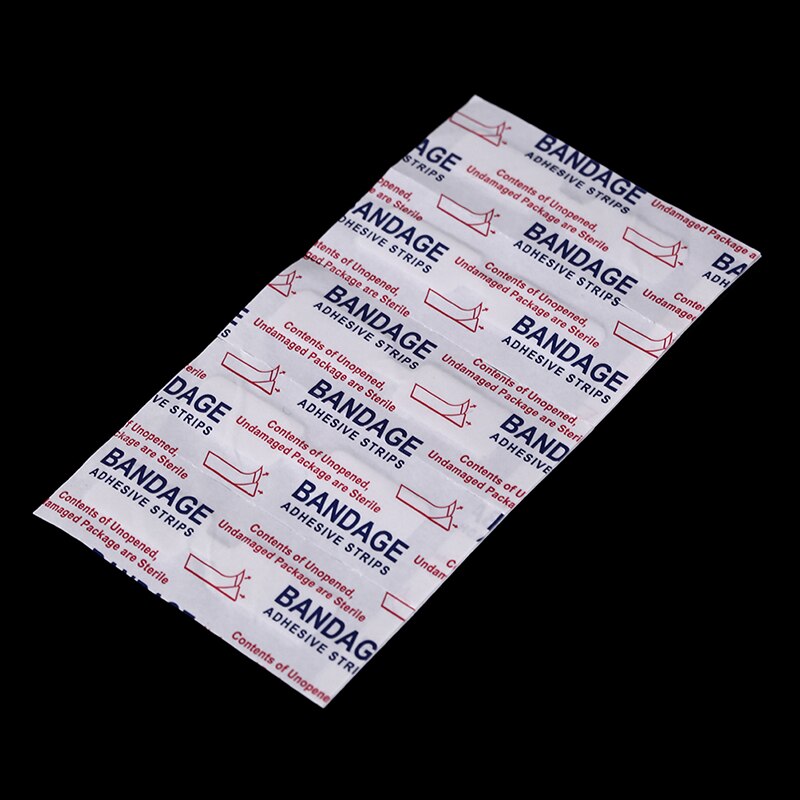 Kit de tirita de emergencia para heridas, kit de tirita con Cierre adhesivo de mariposa, resistente al agua, 1cmX4.5cm, 10 unidades