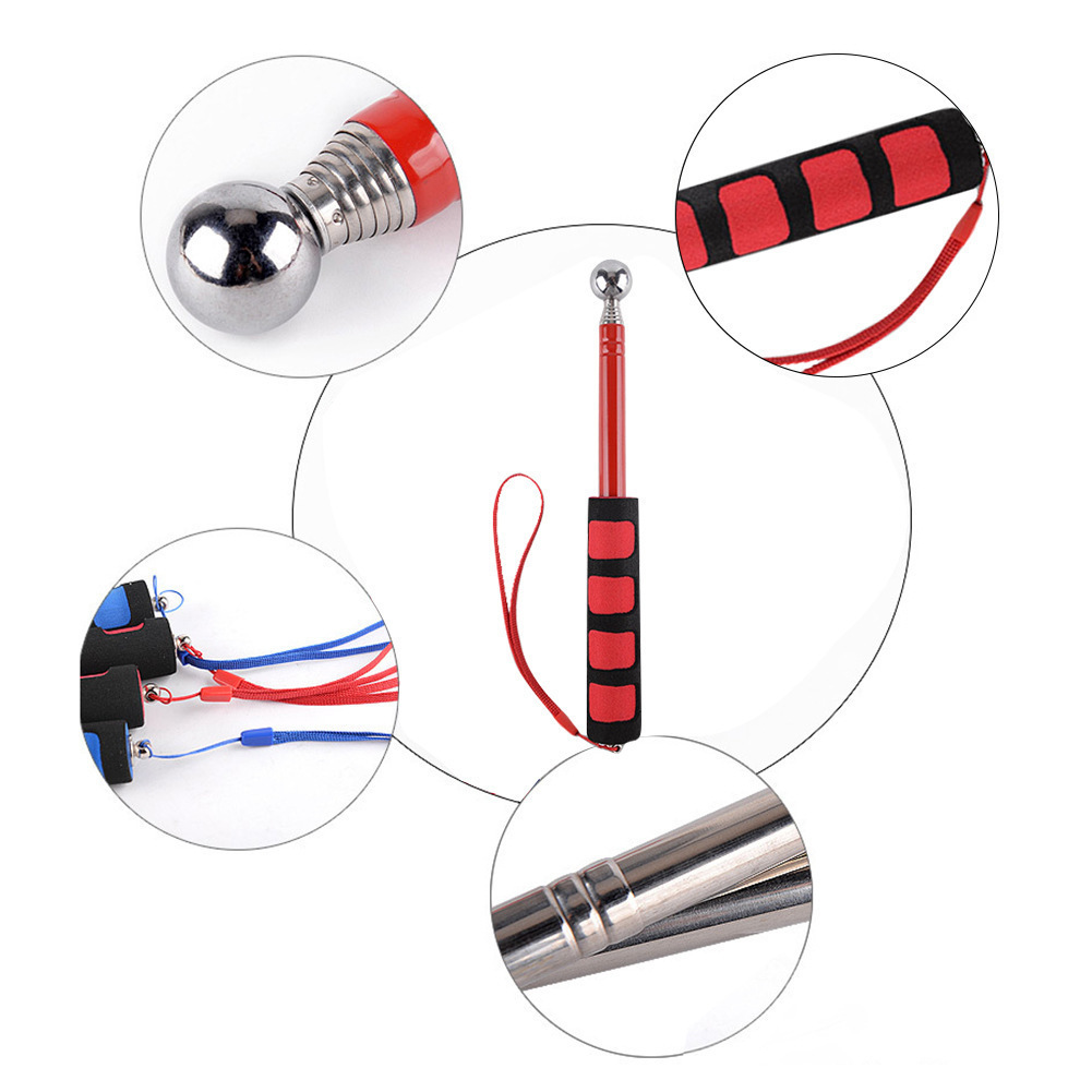 100 cm Verdikte Telescopische Detectie Staaf Uitholling Drum Detectie Test Hamer Geluid Voor Huis Decoratie Inspectie Tool