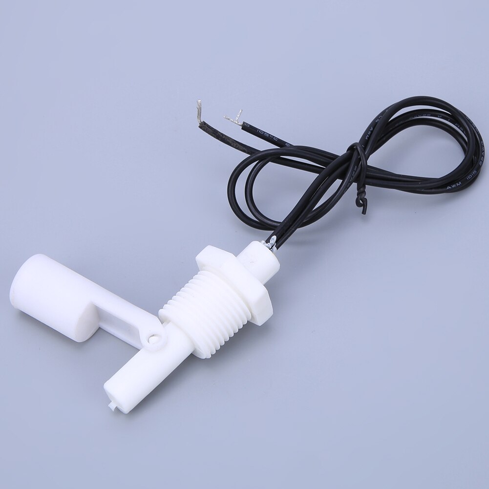 Level Sensor 2Pcs Water Level Sensor Switch White PP Plastic Liquid Float Switch 1/2in Thread NPT DC0-110V Float Switch