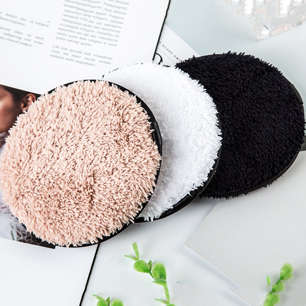 1 stk makeup fjernelse svamp flagre vask rengøring bomuld flagrende genanvendelig våd svamp ansigt pust blødt naturligt renseværktøj
