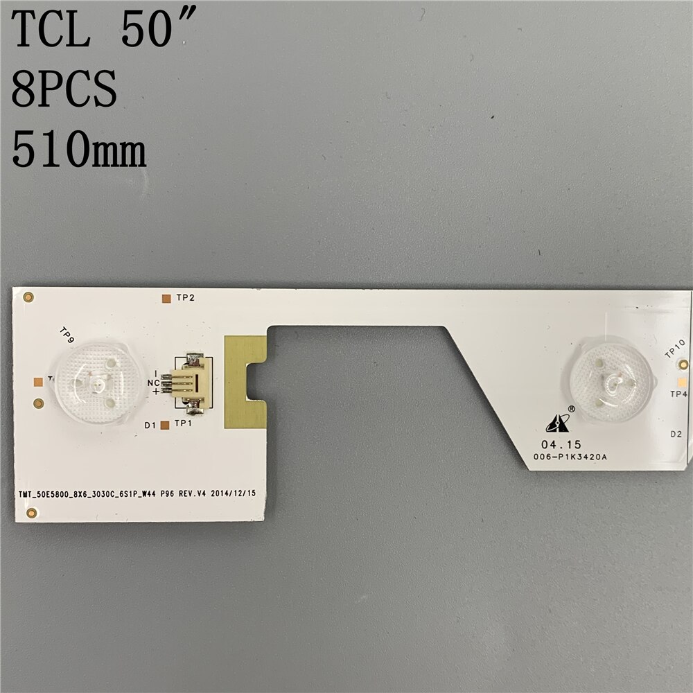 8 PCS/set LED Backlight strip for Thomson 50UA6406 50UD630 LVU500NDEL U50S6806S 50U6500C 50U65CMC 4C-LB5006-YH2 L50E5800A-UD