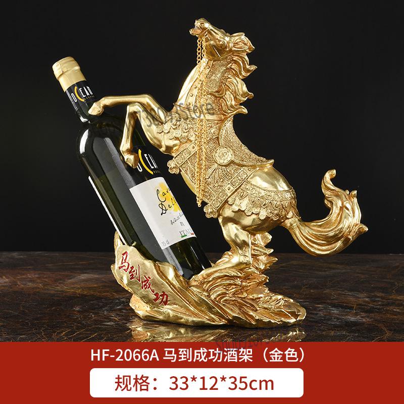 Cheval de luxe avec lumière européenne, chariot à vin rouge, décoration salon, meuble Tv, en résine fait à la main: 33x12x35cm 7