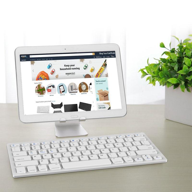 kabellos Spielen Tastatur Computer Spiel Universal- Bluetooth Tastatur für Spanisch Deutsch Russisch Französisch Koreanisch Arabisch r57
