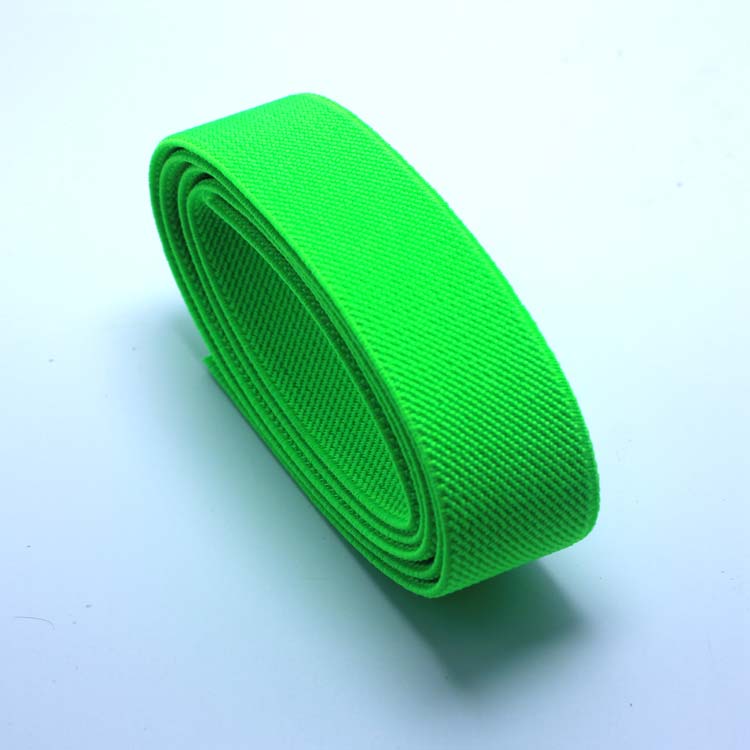 Cinturón de falda de pantalones duraderos de de 2CM de ancho/accesorios de ropa de costura/banda elástica/banda de goma: green