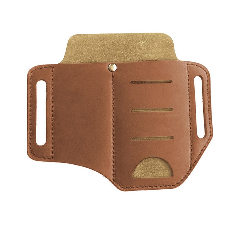 Multi-Purpose Poly Tool Holder Outdoor Waist Bag^*: o2pu brown