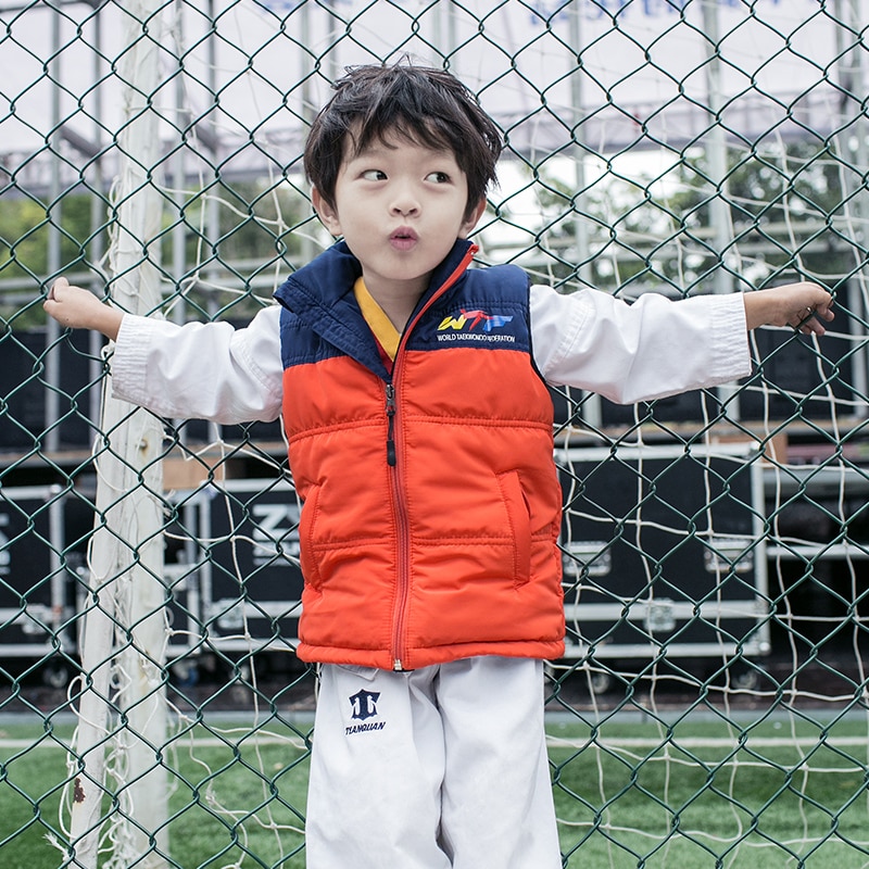 Taekwondo Vest voor Herfst en Winter Kinderen Taekwondo Doek