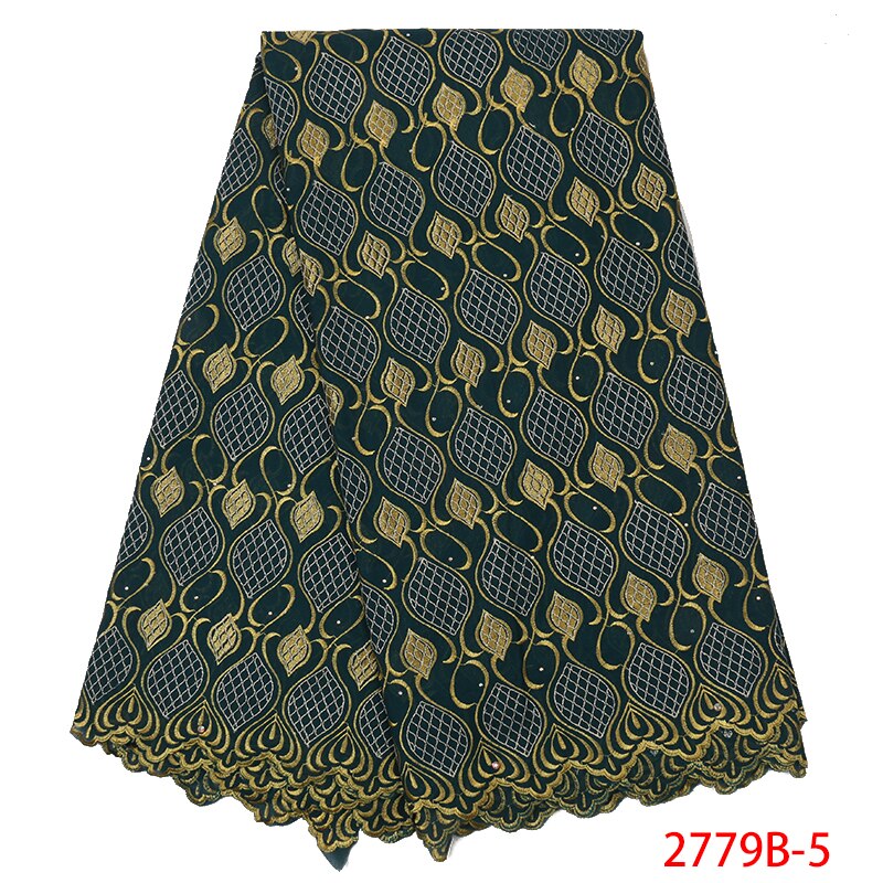 Schweizisk voile blonder i schweiz, nyeste afrikanske snørebånd, schweizisk blonde bomuld med sten til kjoler  ks2779b-2