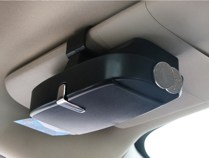 Car Glasses Case Box Sunglasses Storage Pockets for Jaguar XF XFL XE XJ XJL F-Pace F pace fpace X761 XJ6 XKR XK8 X320