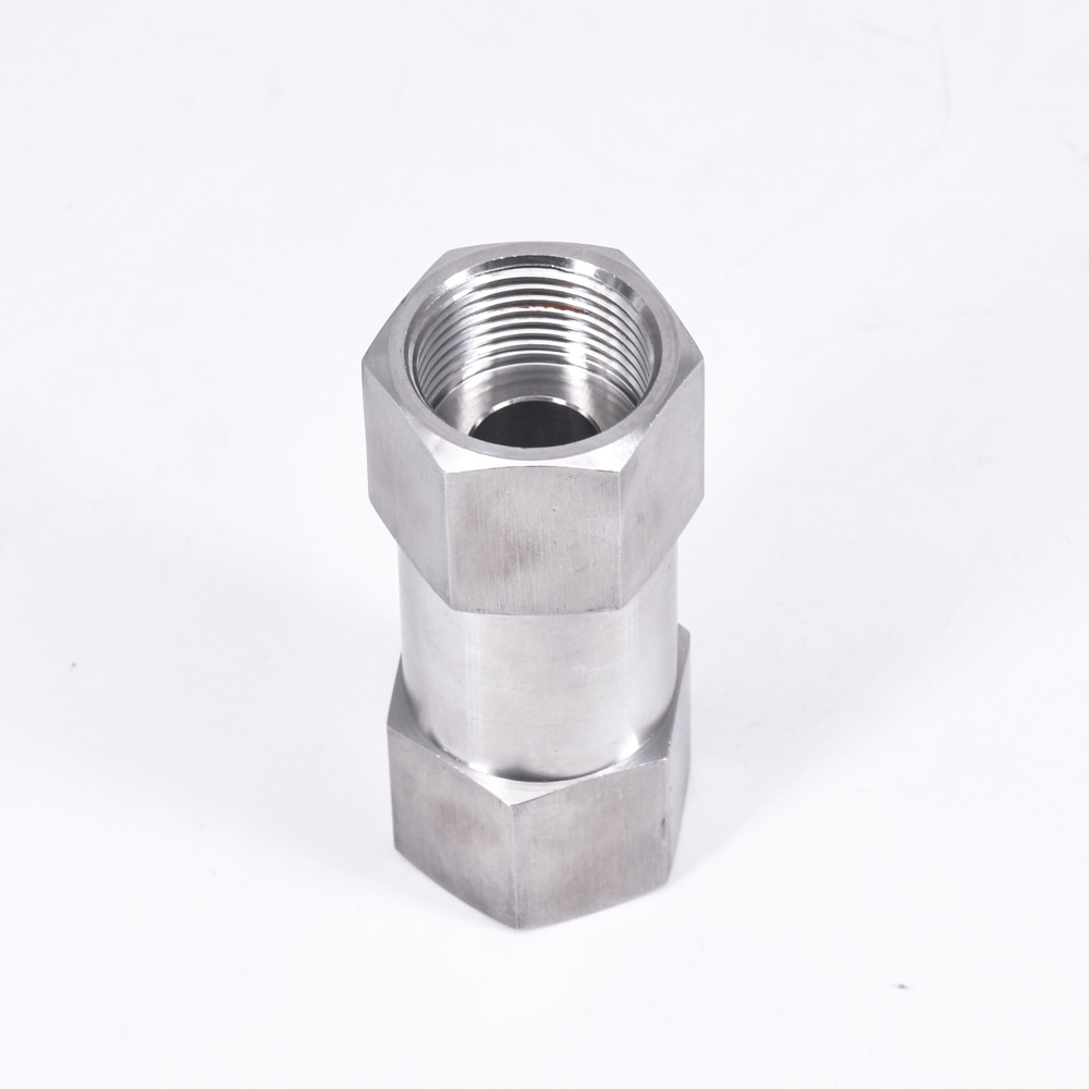 1/8 "1/4" 3/8 "1/2" 3/4 "1" bsp fêmea uma maneira válvula de verificação não-retorno inline 304 316 aço inoxidável
