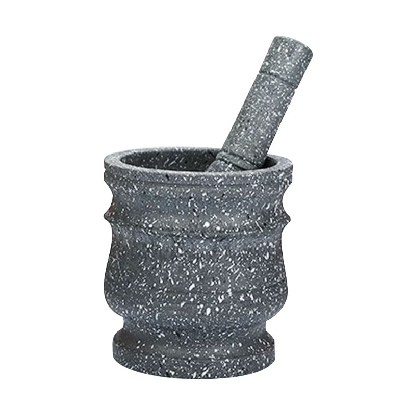Mortar Pestle Tool Set 11 Cm Large Mortar Kitchen Herbs Spices Food Shreding Grinding Tool For DIY Sauce Making: Orange