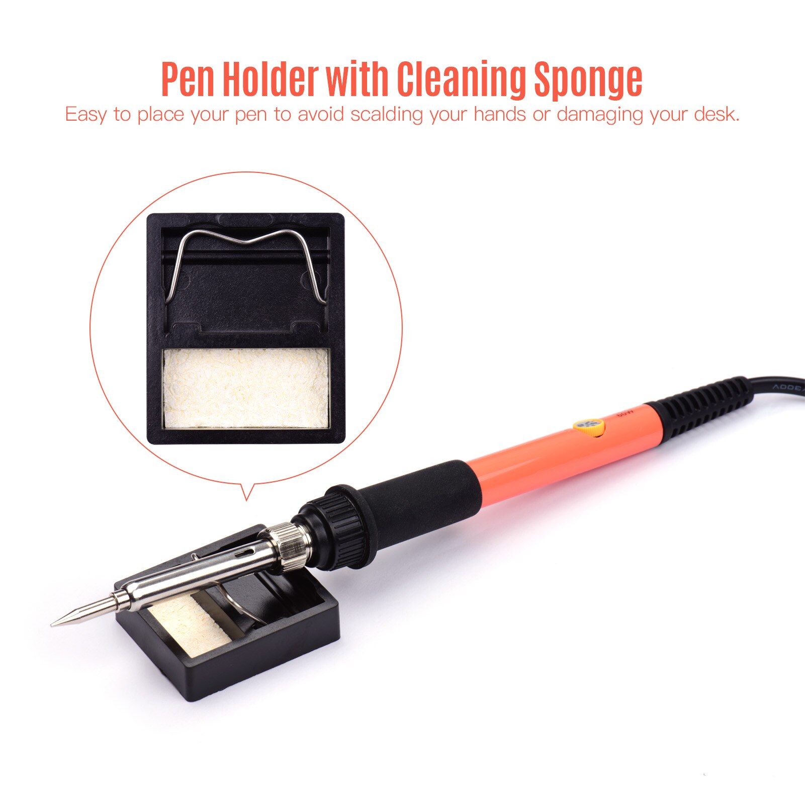 38PCS Wood Burning Tool Kit Pyrography Pen Adjustable Temperature from 200-450℃ for Beginners Adults Wood Burning Carving