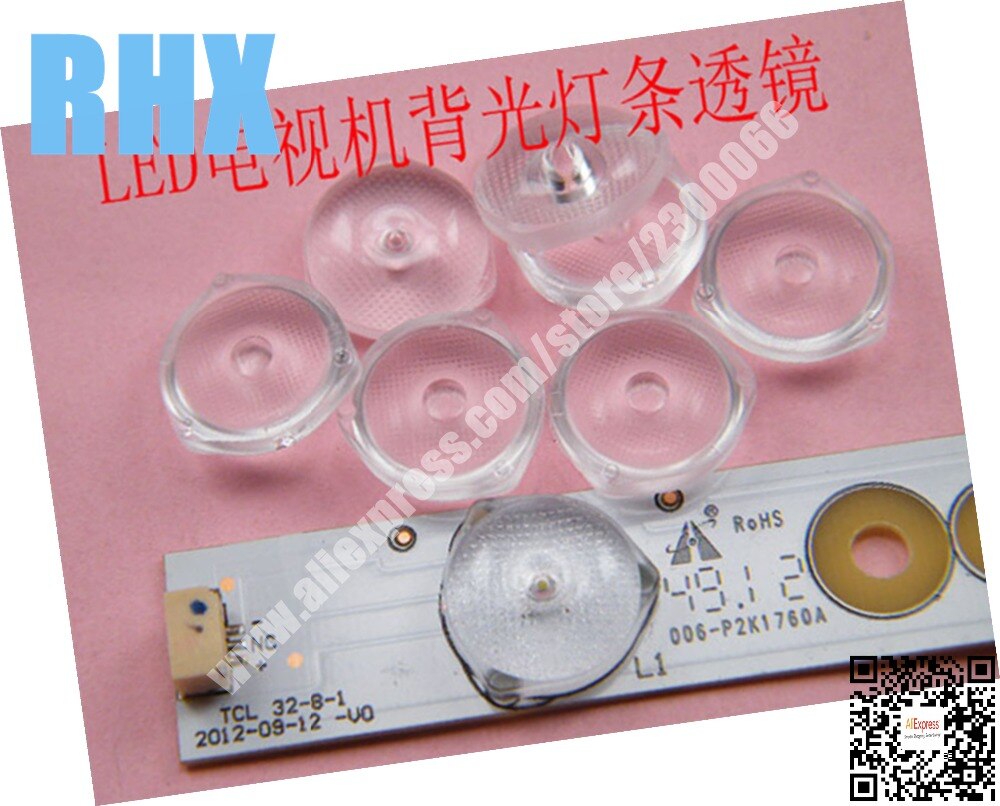 100 stück/lot für konka led 32 f 1100cf led 32 f 1160cf lcd-tv-hintergrundbeleuchtungsleiste 35018476 35018478 hintergrundbeleuchtungs-optiklinse