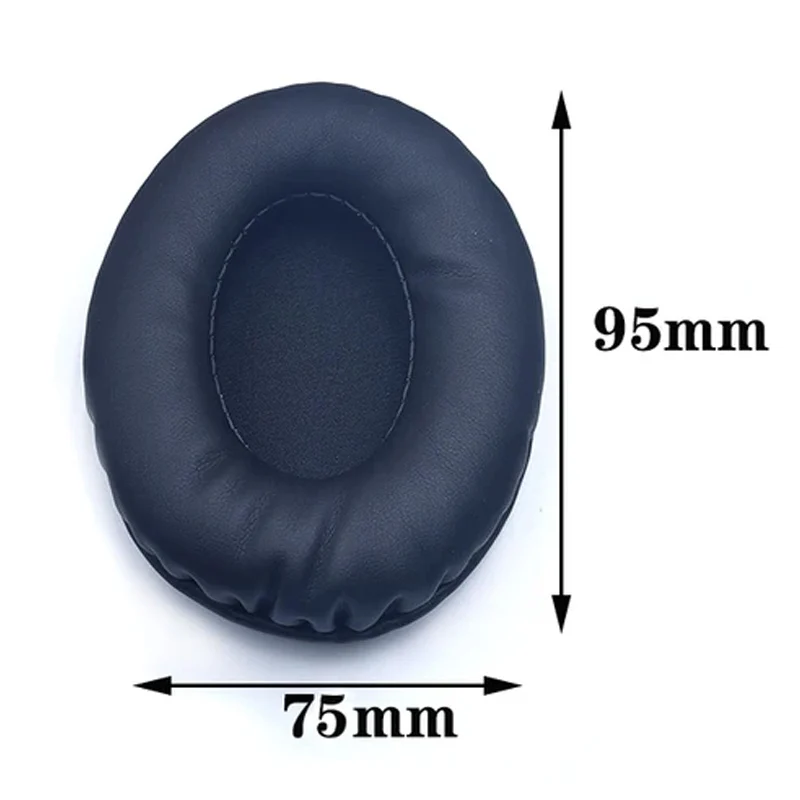 Almofadas ovais para fones de ouvido, capa de espuma de couro esponja 60*70 60*80 65*85 70*90 75*95 80*100 85*105 90*105 90*110: CORAL