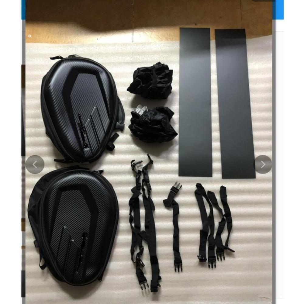 58L, alforjas de motocicleta, asiento trasero para equipaje, gran capacidad, multiusos, cuerpo expandible y Marco, bolsa de tanque y alforjas
