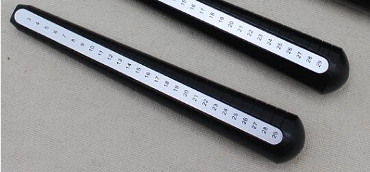 Metal Ring Sizer Set Measuring Rings Mandrel Finger Sizing Bracelet Measuring Mandrel Plastic Stick Sizer Jewelry Hammer Repair: without handle sizer