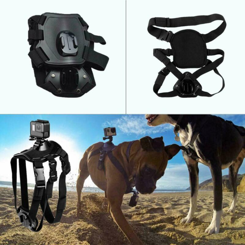 Verstelbare honden Huisdieren Harnas Terug & Borstband Mount voor GoPro Hero Camera Harnassen