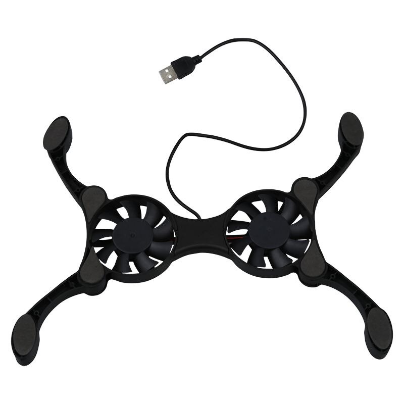 Portable Folding USB 2 Fan PC Computer Laptop Cooling Cooler Pad