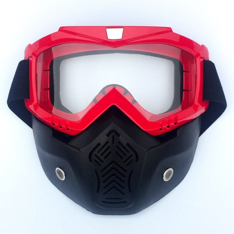 Neve óculos de esqui snowmobile óculos de proteção ao ar livre máscara de esqui snowboard óculos à prova de vento motocross ciclismo eyewear: Transparent